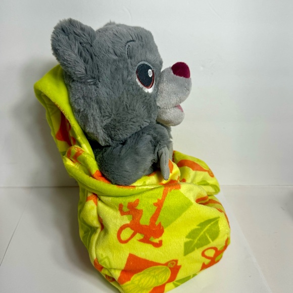 NWT. Disney Baloo adorable babies plush is all wrapped-up in a hooded soft pouch - Picture 6 of 10